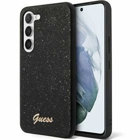 GUESS futerał do SAMSUNG S24 GUHCS24SHGGSHK (Glitter Script) czarny