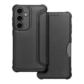 Etui z klapką na Samsung S24 Razor Book czarne