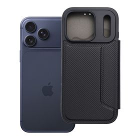 Etui z klapką na iPhone 17 PRO / 18 PRO Razor Book czarne