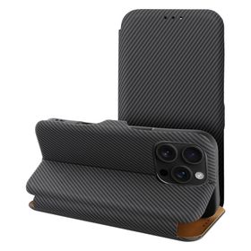 Etui z klapką na iPhone 16 PRO Folio Side Magnet szare