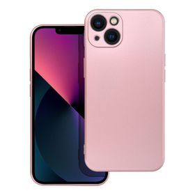 Etui na iPhone 13 Metallic różowe