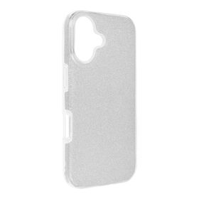 Etui na iPhone 16 Shining srebrne