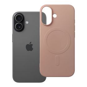 Etui na iPhone 17 Silicone Mag Cover zgodne z MagSafe (big hole) różowe