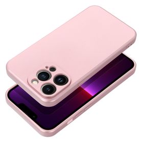 Etui na iPhone 17 Pro Max / 18 Pro Max (low camera edge) Metallic różowe