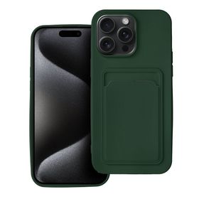 Etui na iPhone 15 PRO MAX Card Case zielone