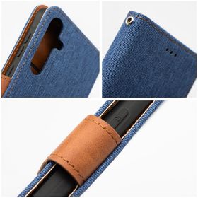 Etui z klapką na Samsung A51 Jeans Book niebieskie