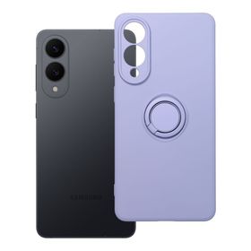 Etui na Samsung S25 EDGE Silicone Ring fioletowe
