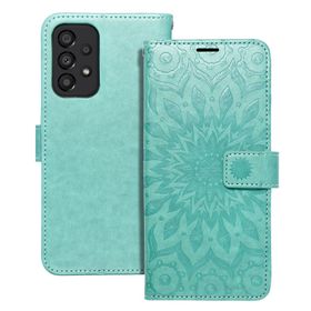 Etui z klapką na Samsung A33 5G Mezzo Book mandala zielone