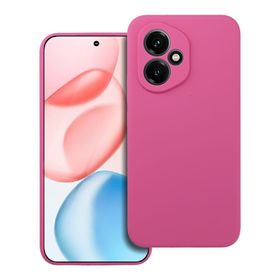 Etui na Honor 400 5G Silicone 2mm (camera protection) różowe