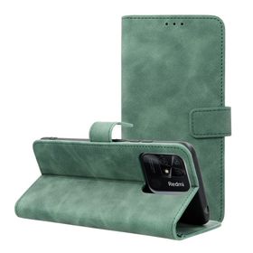 Etui z klapką na Xiaomi Redmi 10C Tender Book zielone