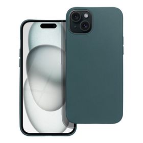 Etui na iPhone 15 PLUS Matt ciemnozielone