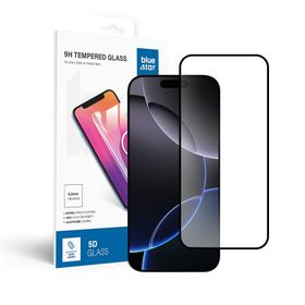 Szkło hartowane do iPhone 16 PRO / 17 / 18 (full glue) Blue Star 5D czarne