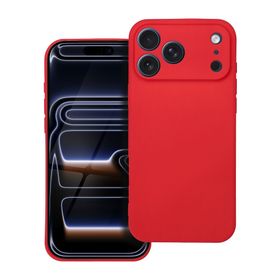 Etui na iPhone 17 Pro Max / 18 Pro Max (low camera edge) Soft czerwone