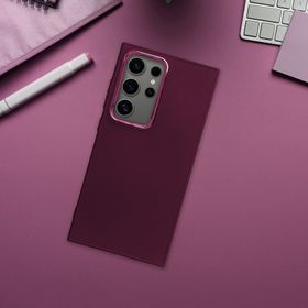 Etui na Samsung S21 FE Frame fioletowe