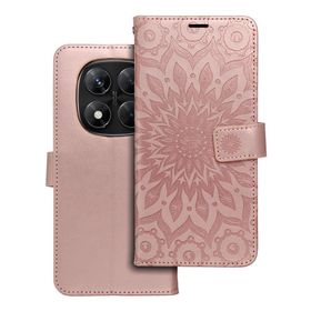 Etui z klapką na Xiaomi Redmi NOTE 14 PRO 5G / 14 PRO PLUS 5G Mezzo Book mandala złoto-różowe