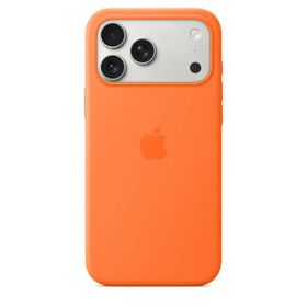iPhone 17 Pro Max Silicone Case with MagSafe – Orange 0INT