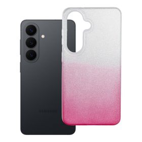 Etui na Samsung S26 Shining transparentne różowe