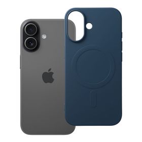 Etui na iPhone 17 Silicone Mag Cover zgodne z MagSafe (big hole) niebieskie