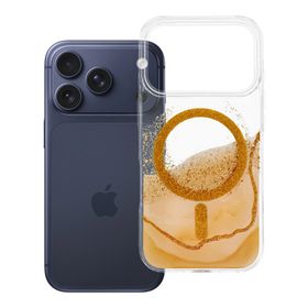 Etui na iPhone 17 Pro / 18 Pro (low camera edge) Golden zgodne z MagSafe złote
