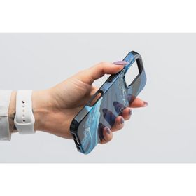 Etui na iPhone 15 Forcell F-Protect Mirage zgodny z MagSafe Military Drop-Test deep sea