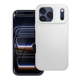 Etui na iPhone 17 Pro Max / 18 Pro Max (low camera edge) Shining srebrne
