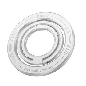 Uchwyt na telefon na palec Hoco magnetyczny Ring GH2 srebrny
