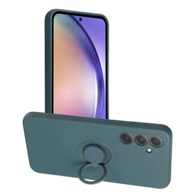 Etui na Samsung A54 5G Silicone Ring zielone