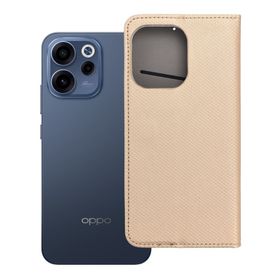 Etui z klapką na Oppo Reno 15 Smart Case Book złote