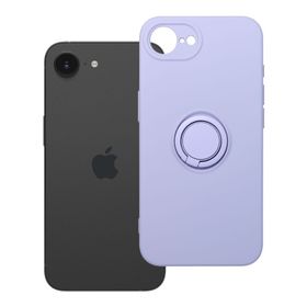 Etui na iPhone 16e (SE 4 2025) / 17e Silicone Ring fioletowe