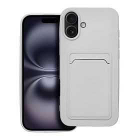 Etui na iPhone 16 PLUS Card Case białe