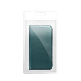 Etui z klapką na Xiaomi Redmi 14C Smart Magneto ciemnozielone