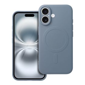 Etui na Samsung S25 Silicone Mag Cover zgodne z MagSafe (camera protection) jasnoniebieskie