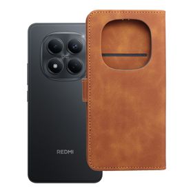 Etui z klapką na Xiaomi Redmi NOTE 15 PRO 4G Tender Book brązowe