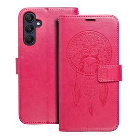 Etui z klapką na Samsung A25 5G Mezzo Book łapacz snów magenta
