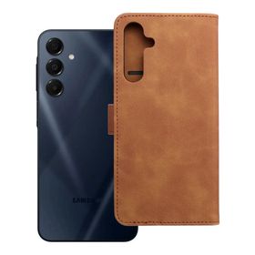 Etui z klapką na Samsung A16 5G Tender Book brązowe