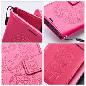 Etui z klapką na Samsung A06 Mezzo Book łapacz snów magenta