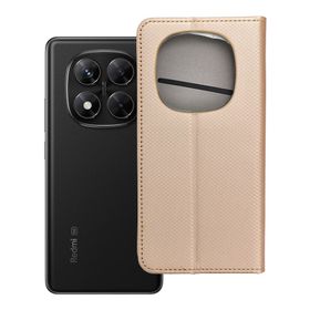 Etui z klapką na Xiaomi Redmi NOTE 14 PRO 5G / 14 PRO PLUS 5G Smart Case Book złote