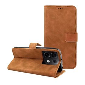 Etui z klapką na Xiaomi Redmi NOTE 13 PRO 5G Tender Book brązowe