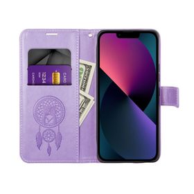 Etui z klapką na Xiaomi Redmi NOTE 14 5G Mezzo Book łapacz snów fioletowe