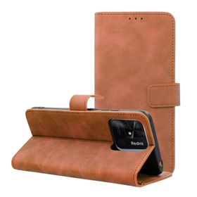 Etui z klapką na Xiaomi Redmi 10C Tender Book brązowe
