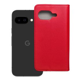 Etui z klapką na Google Pixel 9a Smart Case Book czerwone
