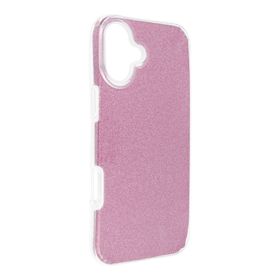 Etui na iPhone 16 PLUS Shining różowe