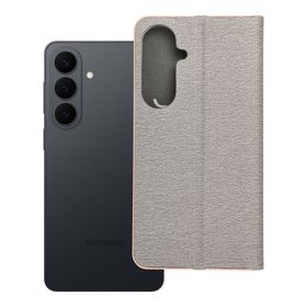 Etui z klapką na Samsung S26 PLUS Luna Book Gold srebrne