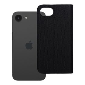 Etui z klapką na iPhone 16e (SE 4 2025) Sensitive Book czarne