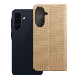 Etui z klapką na Samsung A57 5G Sensitive Book złote