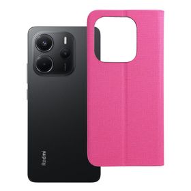 Etui z klapką na Xiaomi Redmi NOTE 14 4G (GLOBAL - 164,84mm x 78,15mm x 8,16mm) Sensitive Book różowe