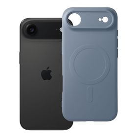 Etui na iPhone 17 AIR Silicone Mag Cover zgodne z MagSafe (camera protection) jasnoniebieskie