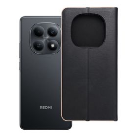 Etui z klapką na Xiaomi Redmi NOTE 15 5G Luna Book Gold czarne