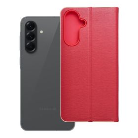 Etui z klapką na Samsung A56 5G Luna Book Gold czerwone