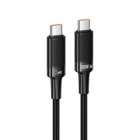 Kabel USB C do USB C Hoco PD 5A 100W 1,2 m U153 Extreme czarny